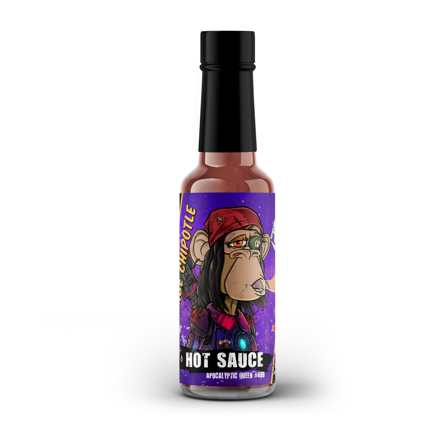 Apocalyptic Ape #469 Harambe Chipotle Hot Sauce