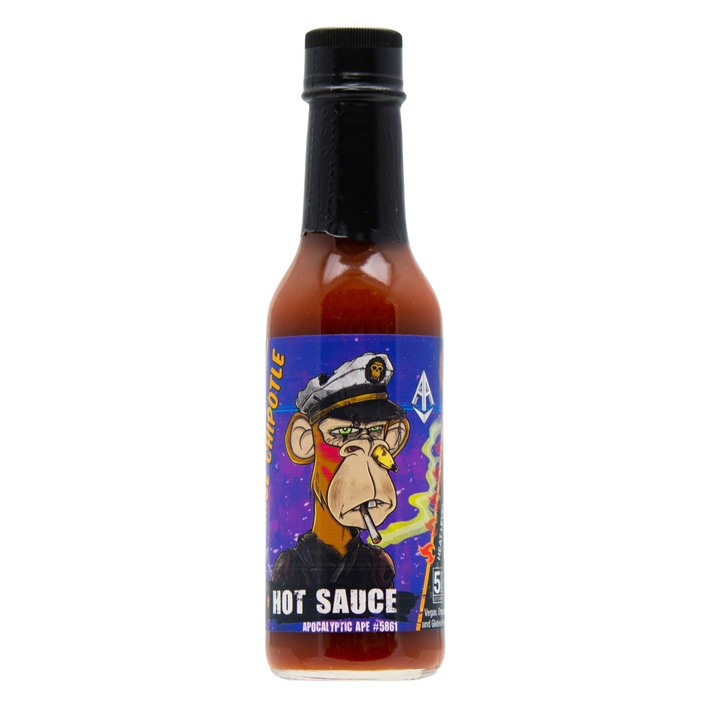 Apocalyptic Ape #5861 Harambe Chipotle Hot Sauce