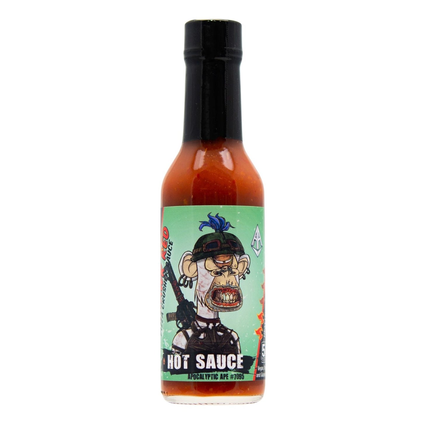 Apocalyptic Ape #7095 Mohawk Red Hot Sauce