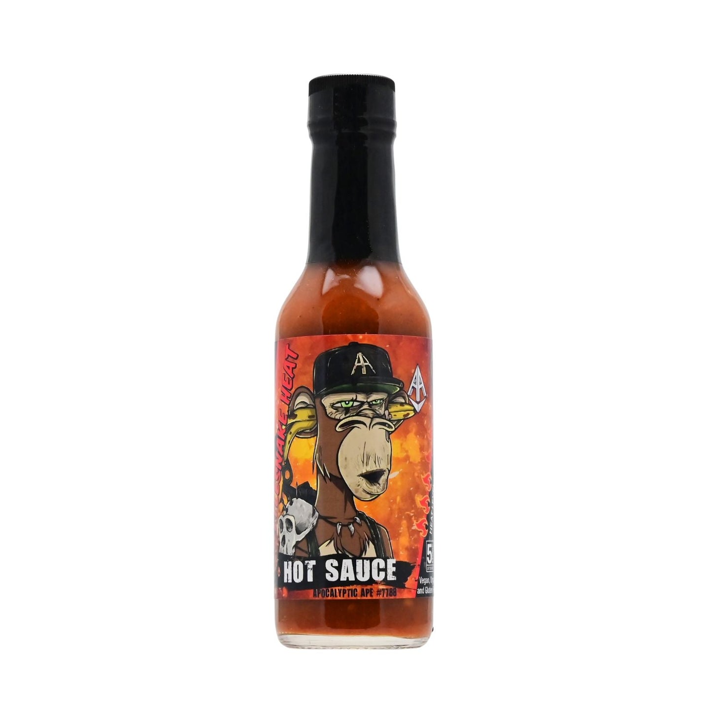 Apocalyptic Ape #7788 Rattlesnake Heat Hot Sauce