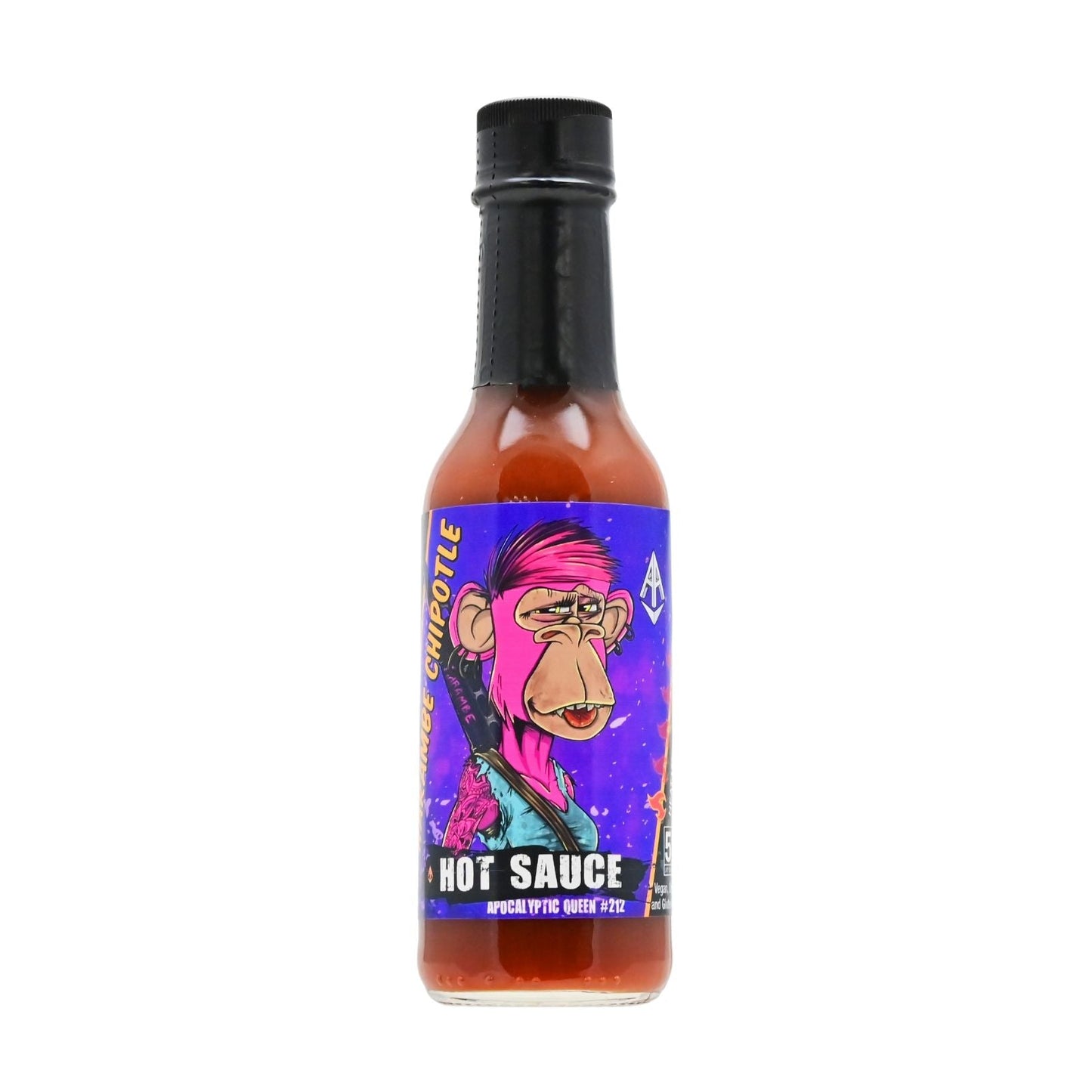 Apocalyptic Queen #212 Harambe Chipotle Hot Sauce