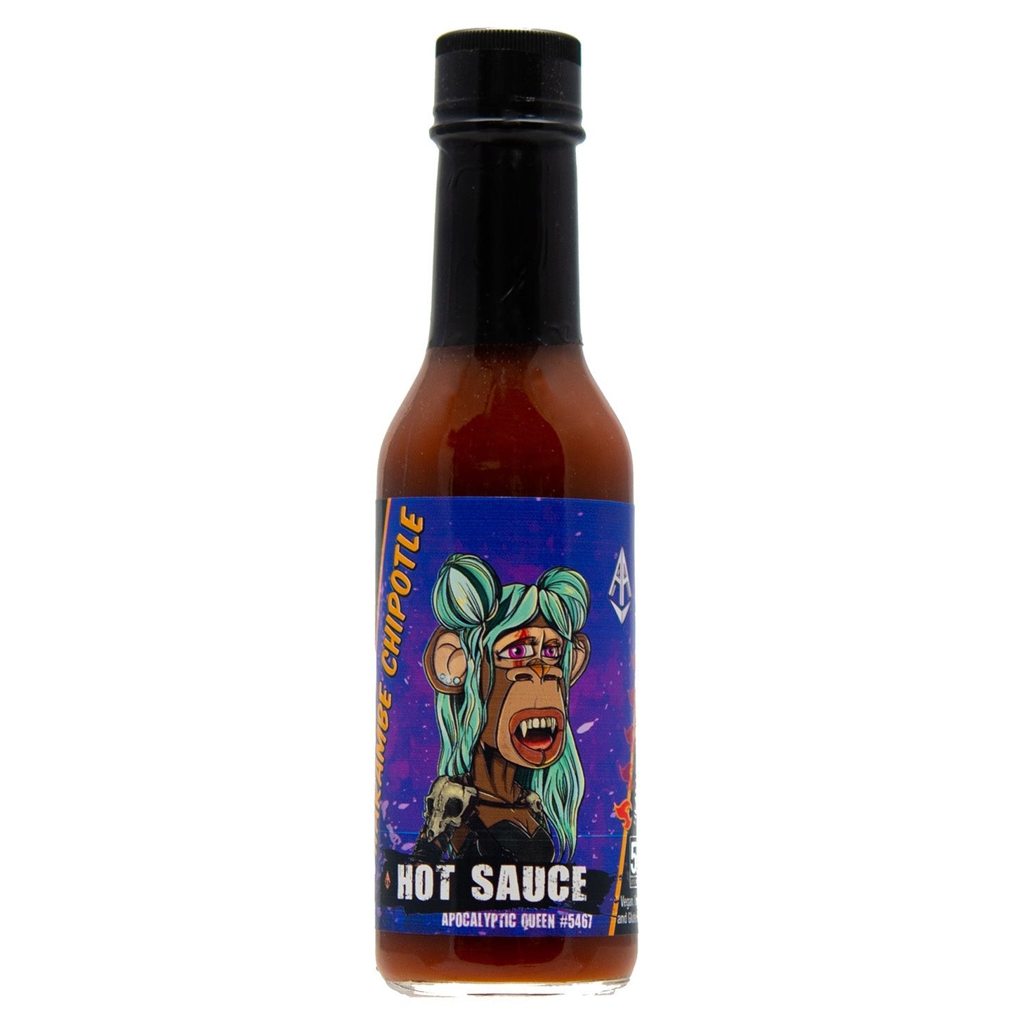Apocalyptic Queen #5467 Harambe Chipotle Hot Sauce